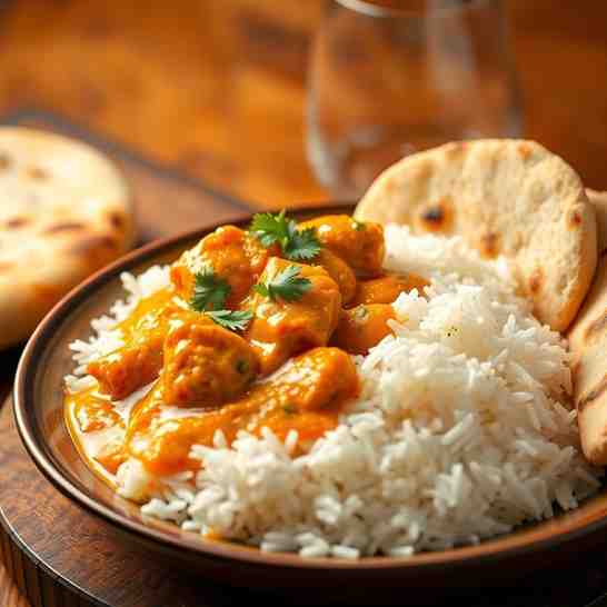 Thai-Indian Chicken Curry and Rice Recipe - Easy Meal